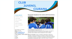 Desktop Screenshot of clubciurana.org