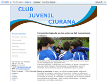 Tablet Screenshot of clubciurana.org